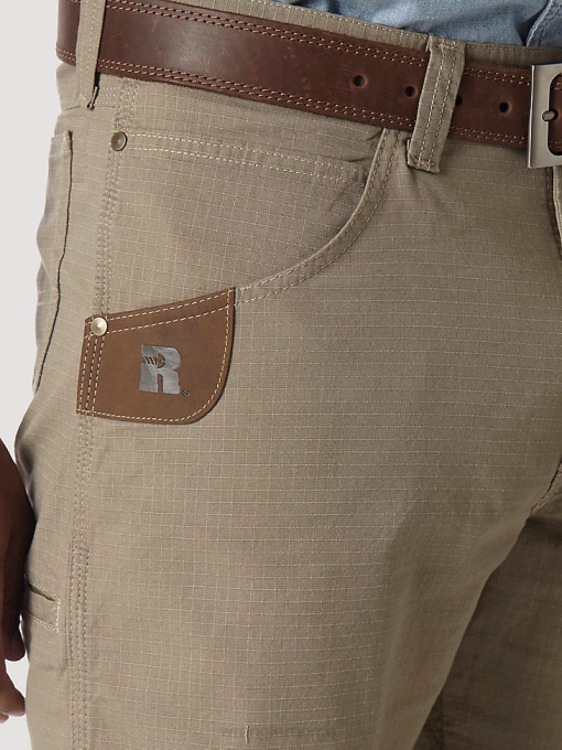 klær nei Wrangler menn riggs arbeidsklær tekniker kort mørk khaki (3w345dk) 8V40592