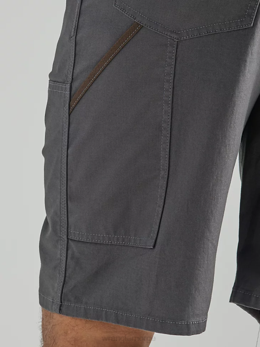 klær nei Wrangler menn riggs arbeidsklær utility avslappet kort grå nålestripe (112325410) 8V40674