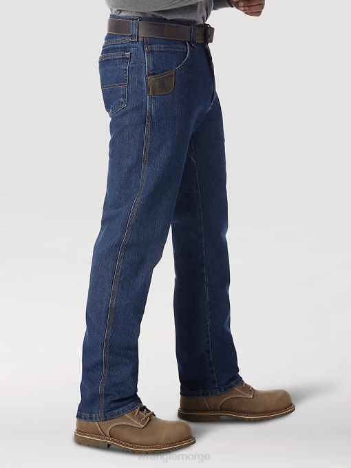 klær nei Wrangler menn riggs workwear avansert komfort jean med fem lommer midtstein (3wac5ms) 8V40669