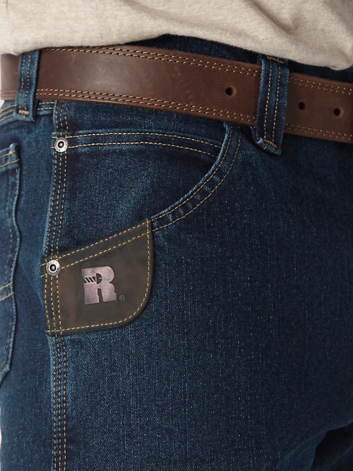 klær nei Wrangler menn riggs workwear avansert komfort jean med fem lommer mørk fargetone (3wac5dt) 8V40668