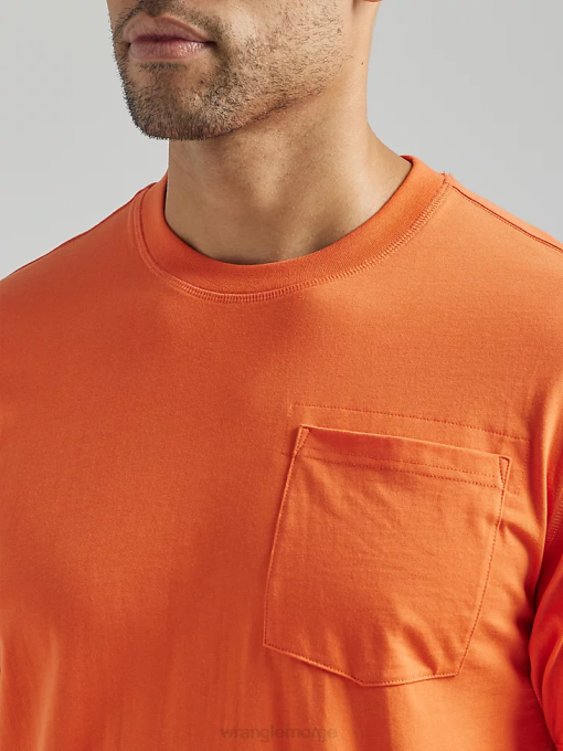 klær nei Wrangler menn riggs workwear kortermet 1 lomme ytelse t-skjorte koi (112324982) 8V40283