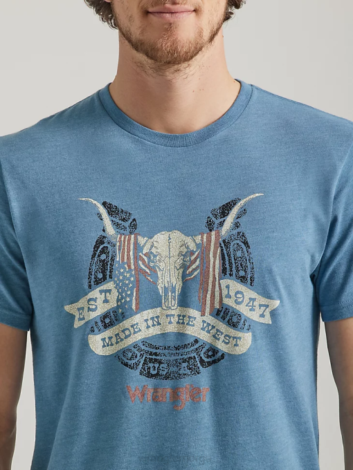 klær nei Wrangler menn riggs workwear langermet lomme t-skjorte burgunder (3w710bg) 8V40274