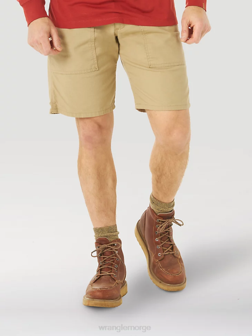 klær nei Wrangler menn riggs workwear regular fit work short gyllen khaki (3w341gk) 8V40663