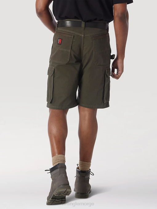 klær nei Wrangler menn riggs workwear ripstop ranger cargo short loden (3w360ld) 8V40524