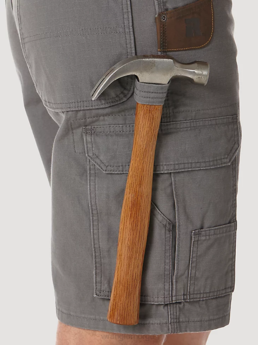 klær nei Wrangler menn riggs workwear ripstop ranger cargo short skifer (3w360st) 8V40523