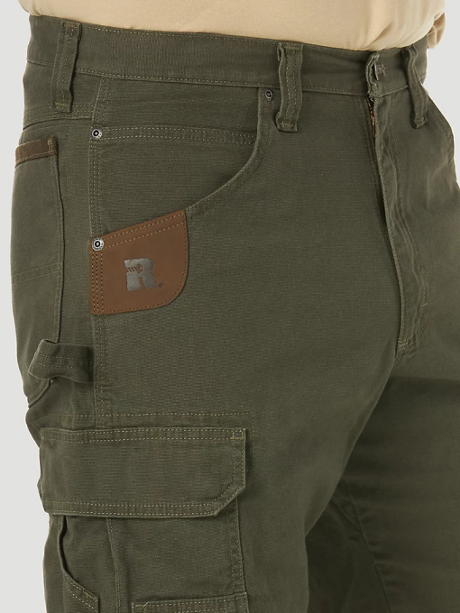 klær nei Wrangler menn riggs workwear stretch ranger cargo short loden (3w362ld) 8V40537