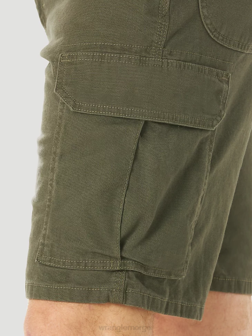 klær nei Wrangler menn riggs workwear stretch ranger cargo short loden (3w362ld) 8V40537
