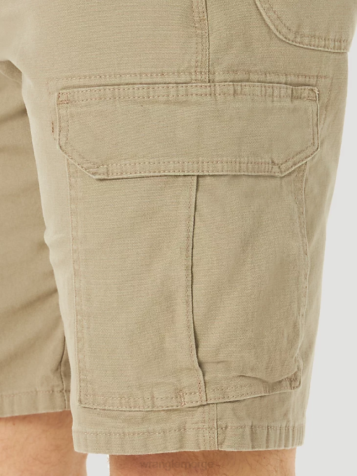 klær nei Wrangler menn riggs workwear stretch ranger cargo short mørk khaki (3w362dk) 8V40536