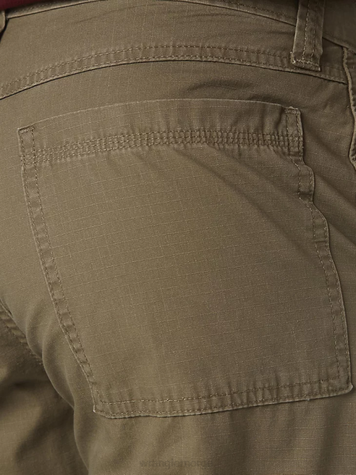 klær nei Wrangler menn ripstop lastbukse bygg (70l3wml) 8V40236