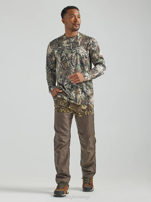 klær nei Wrangler menn robust slitasje regular fit canvasbukse med rett ben mose (31100ms) 8V40650