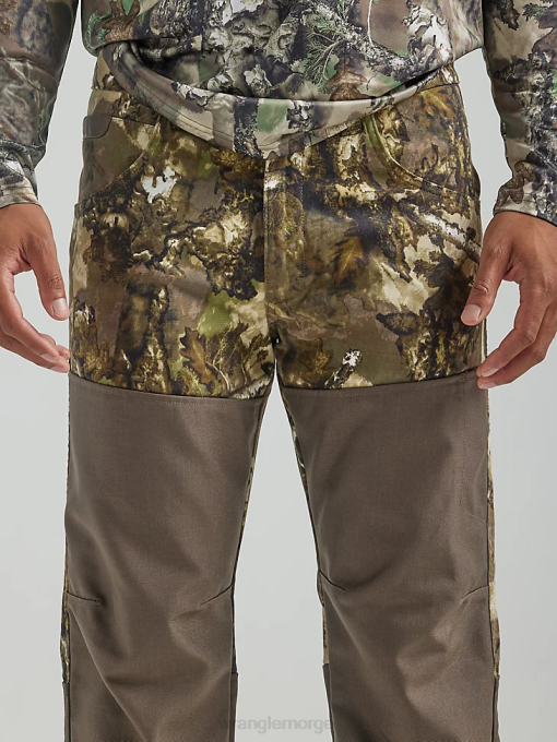 klær nei Wrangler menn robust slitasje regular fit canvasbukse med rett ben mose (31100ms) 8V40650