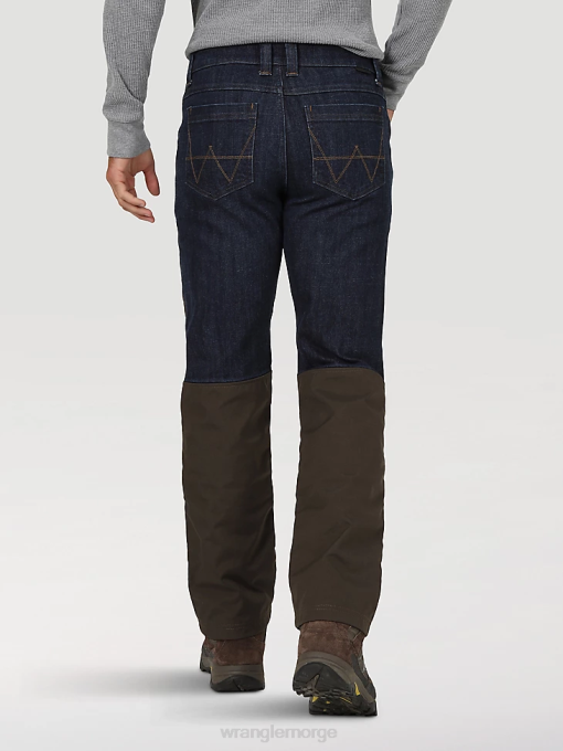 klær nei Wrangler menn robust slitasje regular fit canvasbukse med rett ben mose (31100ms) 8V40650