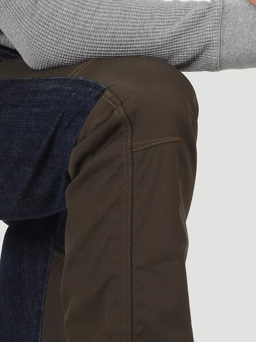 klær nei Wrangler menn robust slitasje regular fit canvasbukse med rett ben mose (31100ms) 8V40650