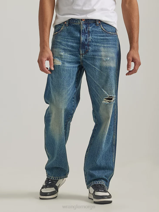 klær nei Wrangler menn ødelagt jeans med løs passform odessa (112332242) 8V40143