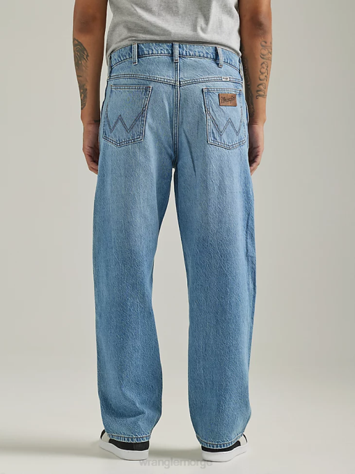 klær nei Wrangler menn ødelagt jeans med løs passform sletter (112332241) 8V40144