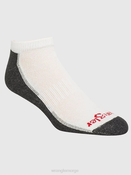 tilbehør nei Wrangler menn polstrede ankelsokker (6-pakning) hvit (112318613) 8V40724
