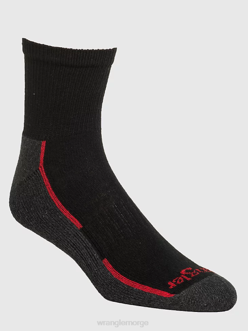 tilbehør nei Wrangler menn polstrede ankelsokker (6-pakning) svart (112318616) 8V40723