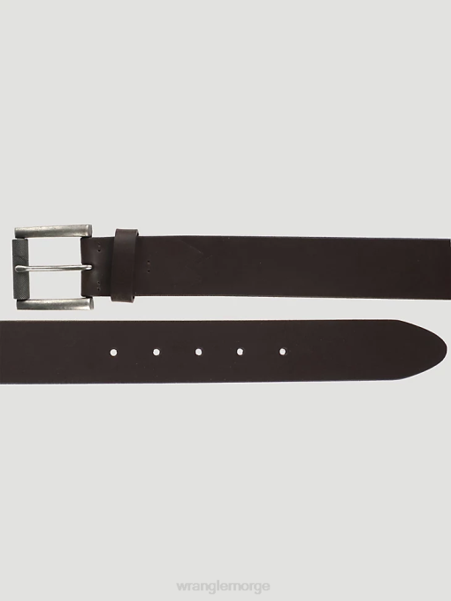 tilbehør nei Wrangler menn sydd skinnbelte brun (112347106) 8V40700